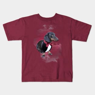 Dapper Dachshund Kids T-Shirt